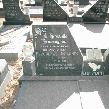 TOIT Herculaas Johannes, du 1927-1982