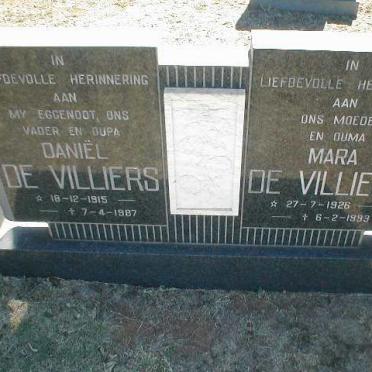 VILLIERS Daniël, de 1915-1987 &amp; Mara 1926-1993