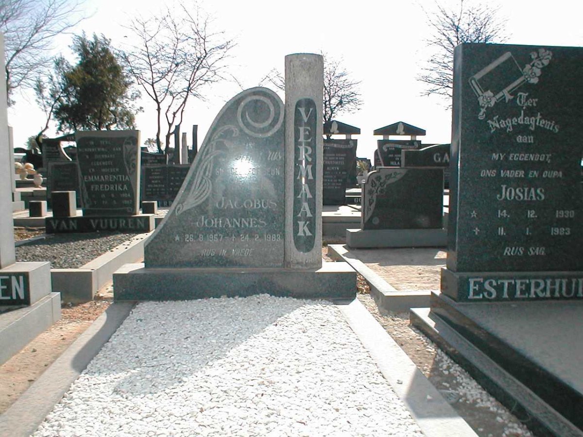 VERMAAK Jacobus Johannes 1957-1983