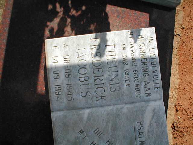 ? Theunis Frederick Jacobus 1945-1994