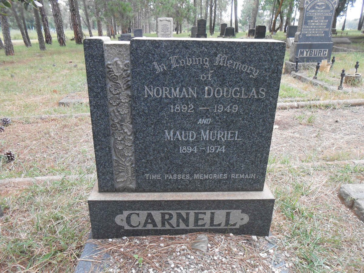 CARNELL Norman Douglas 1892-1949 &amp; Maud Muriel 1894-1974