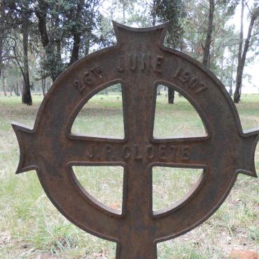 CLOETE J.P. -1907