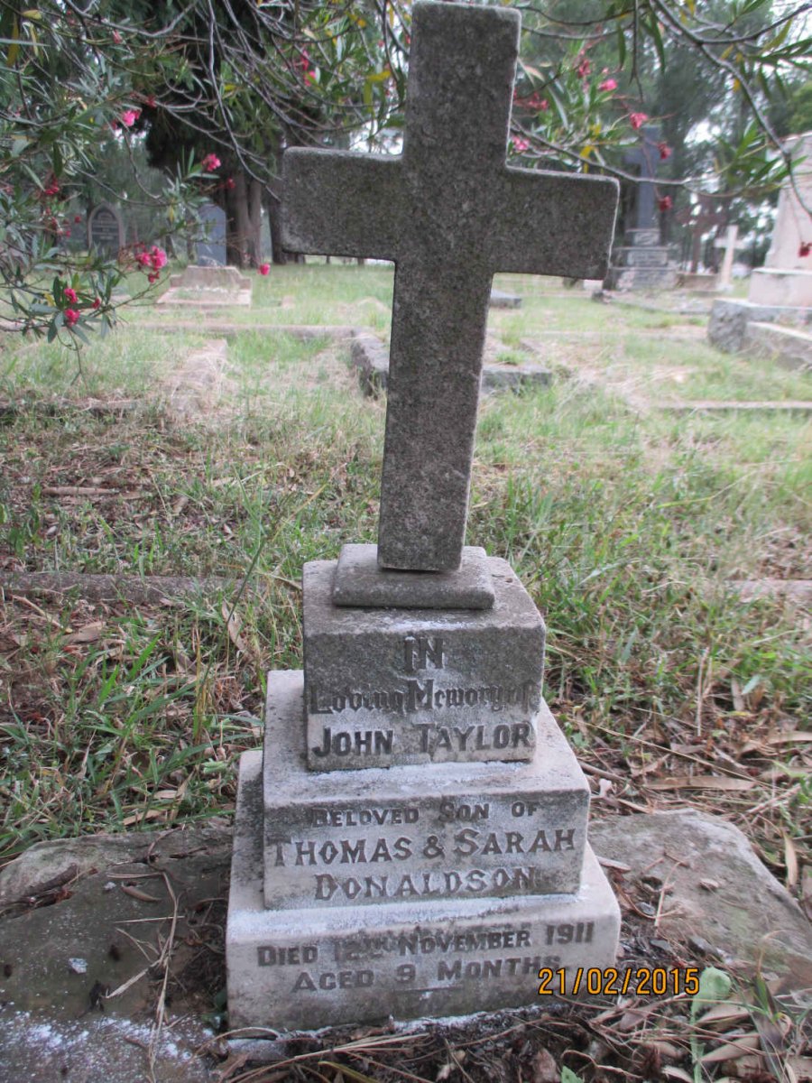DONALDSON John Taylor -1911