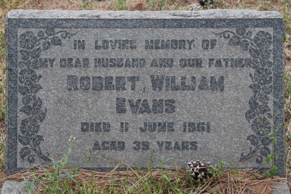 EVANS Robert William -1961