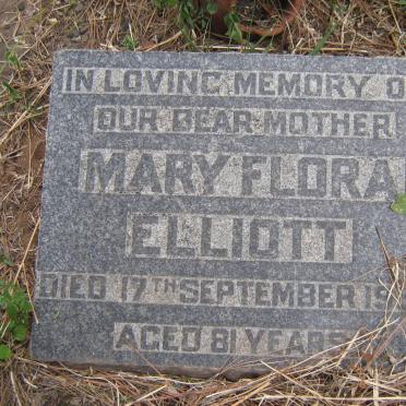 ELLIOTT James 1873-1943 &amp; Mary Flora -1956