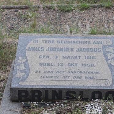 PRINSLOO James Johannes Jacobus 1915-1958