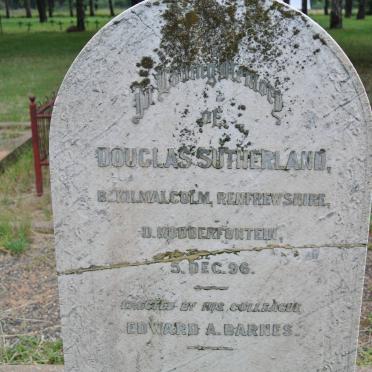 SUTHERLAND Douglas -1896