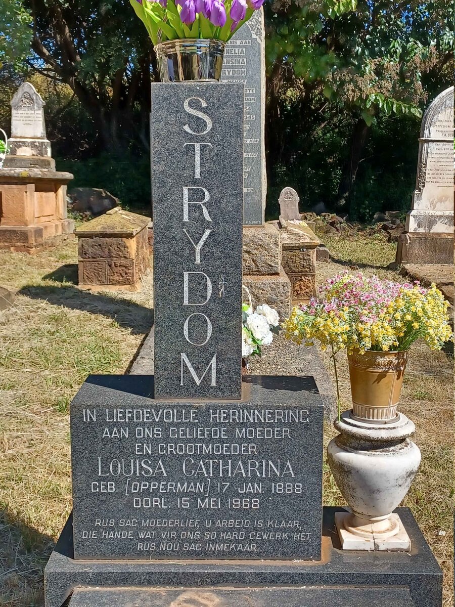 STRYDOM Louisa Catharina nee OPPERMAN 1888-1968