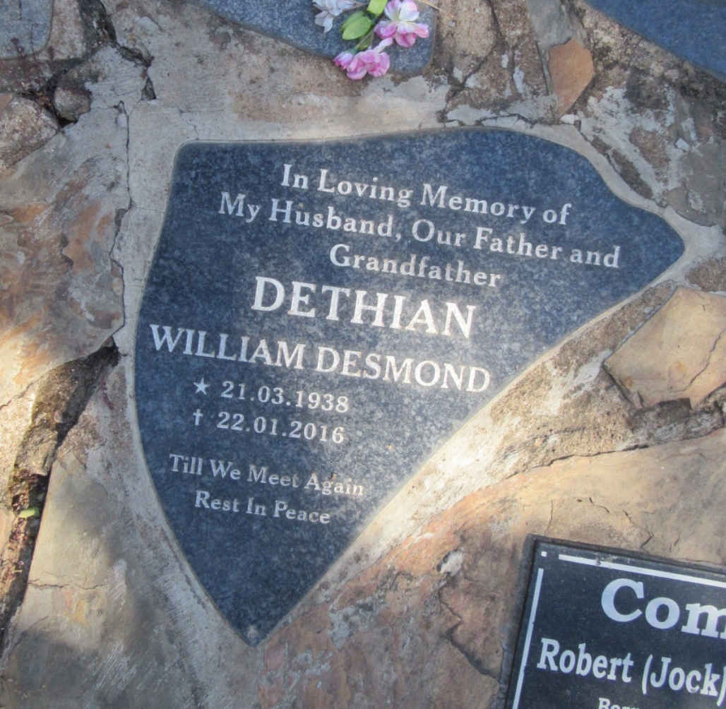 DETHIAN William Desmond 1938-2016