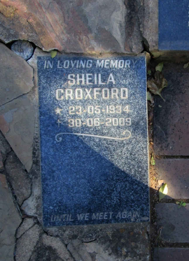 CROXFORD Sheila 1934-2009