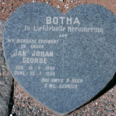 BOTHA Johan George 1908-1958