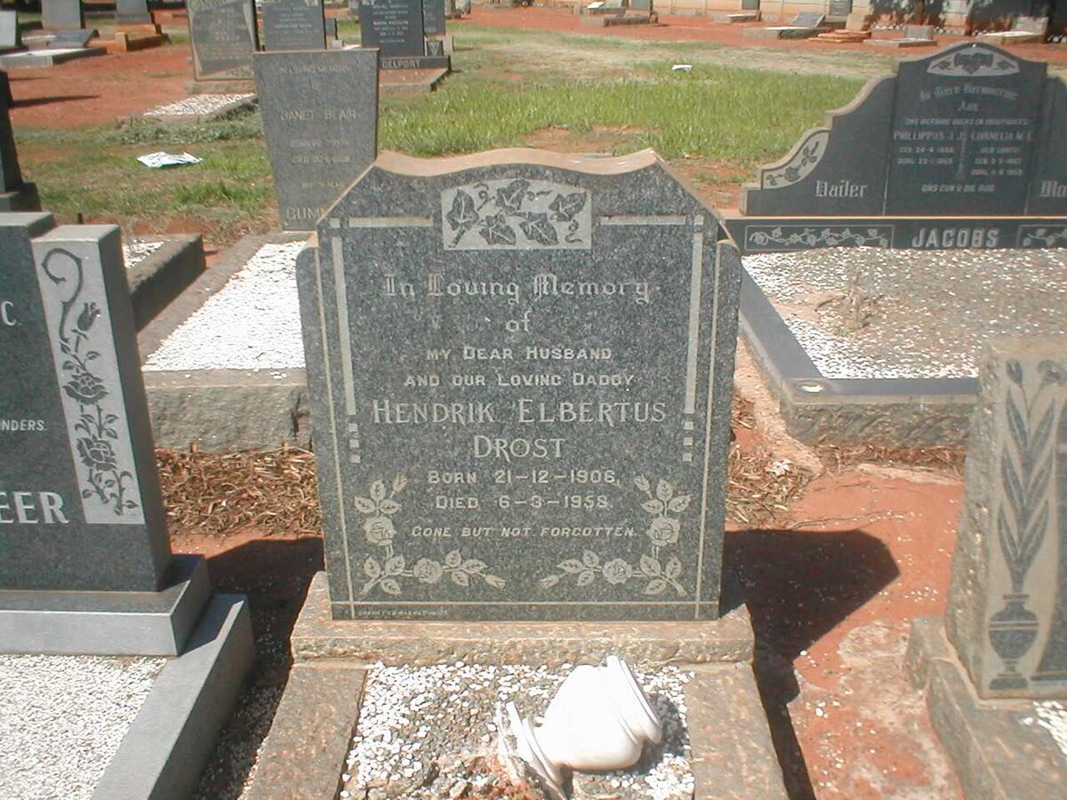 DROST Hendrik Elbertus 1906-1958