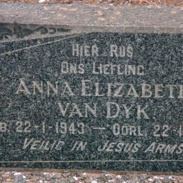 DYK Anna Elizabeth, van 1943-1944