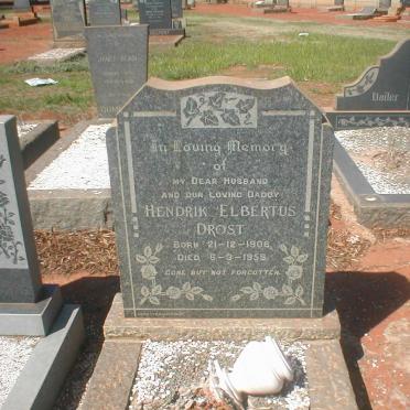 DROST Hendrik Elbertus 1906-1958