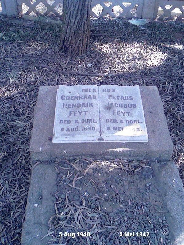 FEYT Coenraad Hendrik  1940-1940 :: FEYT Petrus Jacobus 1942-1942