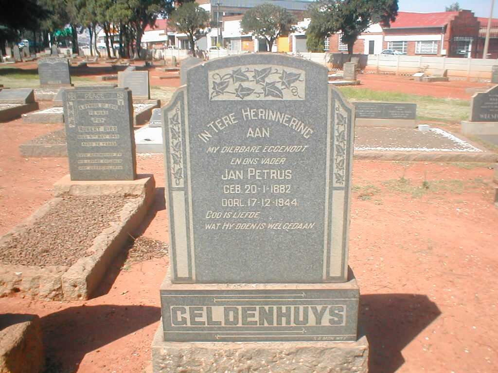 GELDENHUYS Jan Petrus 1882-1944