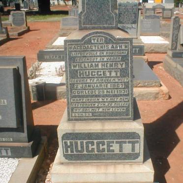 HUGGETT William Henry 1867-1931