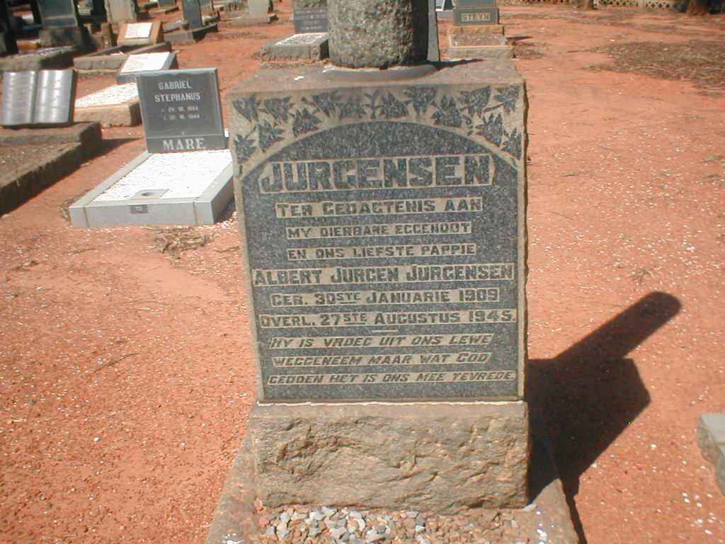 JURGENSEN Albert Jurgen 1909-1945