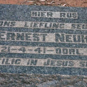 NEUHOF Ernest 1941-1942