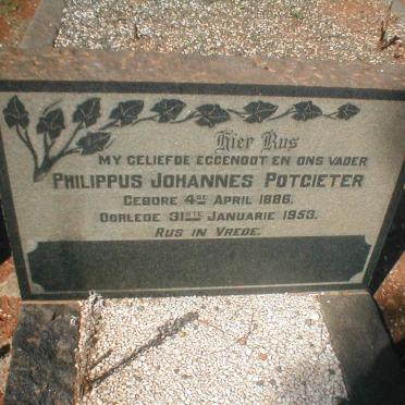 POTGIETER Phillipus J. 1886-1953