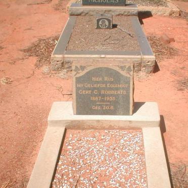 ROBBERTS Gert C. 1887-1935