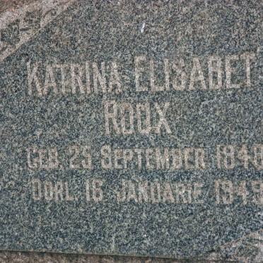 ROUX Katrina Elisabet 1948-1949