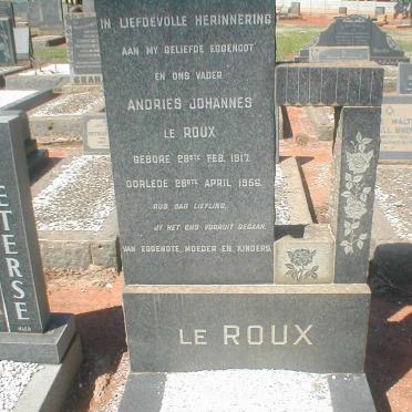 ROUX Andries Johannes, le 1917-1956