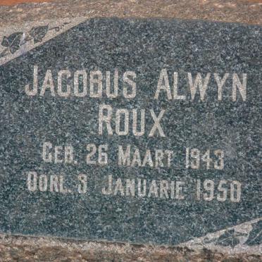 ROUX Jacobus Alwyn 1943-1950
