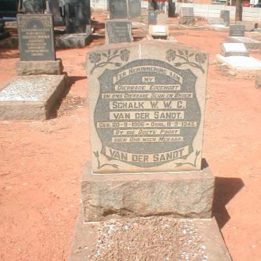 SANDT Schalk W.W.C. , van der 1906-1945