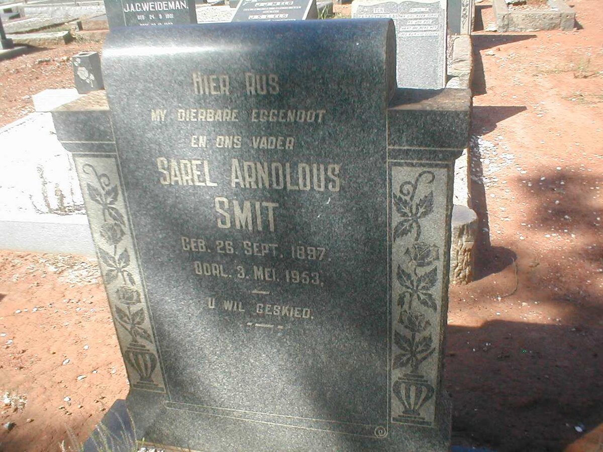 SMIT Sarel Arnoldus 1897-1953