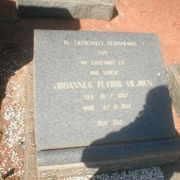 VILJOEN Johannes Petrus 1887-1957