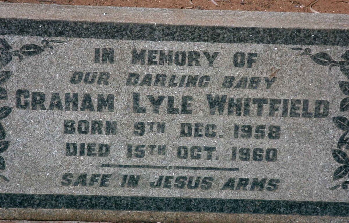 WHITFIELD Graham Lyle 1958-1960