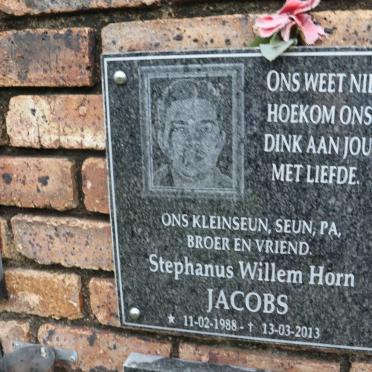 JACOBS Stephanus Willem Horn 1988-2013