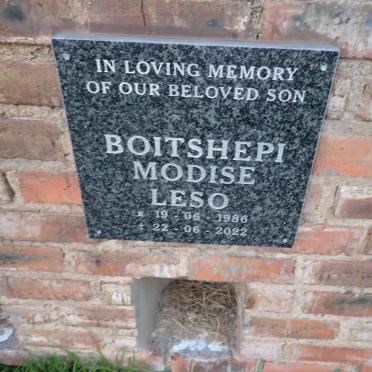 LESO Boitshepi Modise 1986-2022