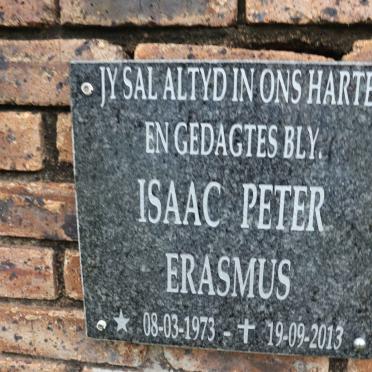 ERASMUS Isaac Peter 1973-2013