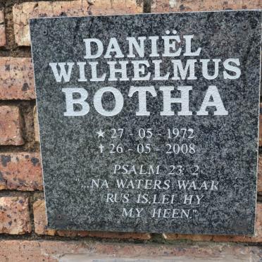 BOTHA Daniel Wilhelmus 1972-2008