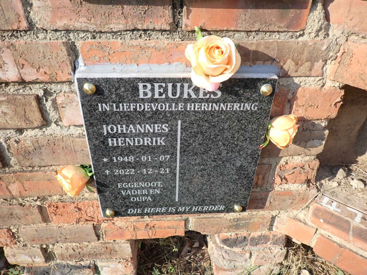 BEUKES Johannes Hendrik 1948-2022