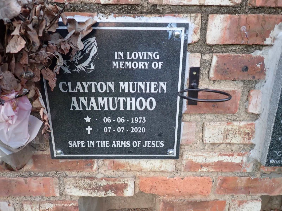 ANAMUTHOO Clayton Munien 1973-2020