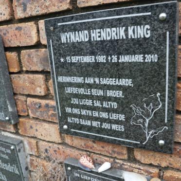 KING Wynand Hendrik 1982-2010