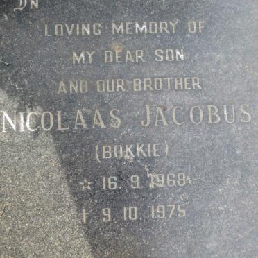 ? Nicolaas Jacobus 1968-1975