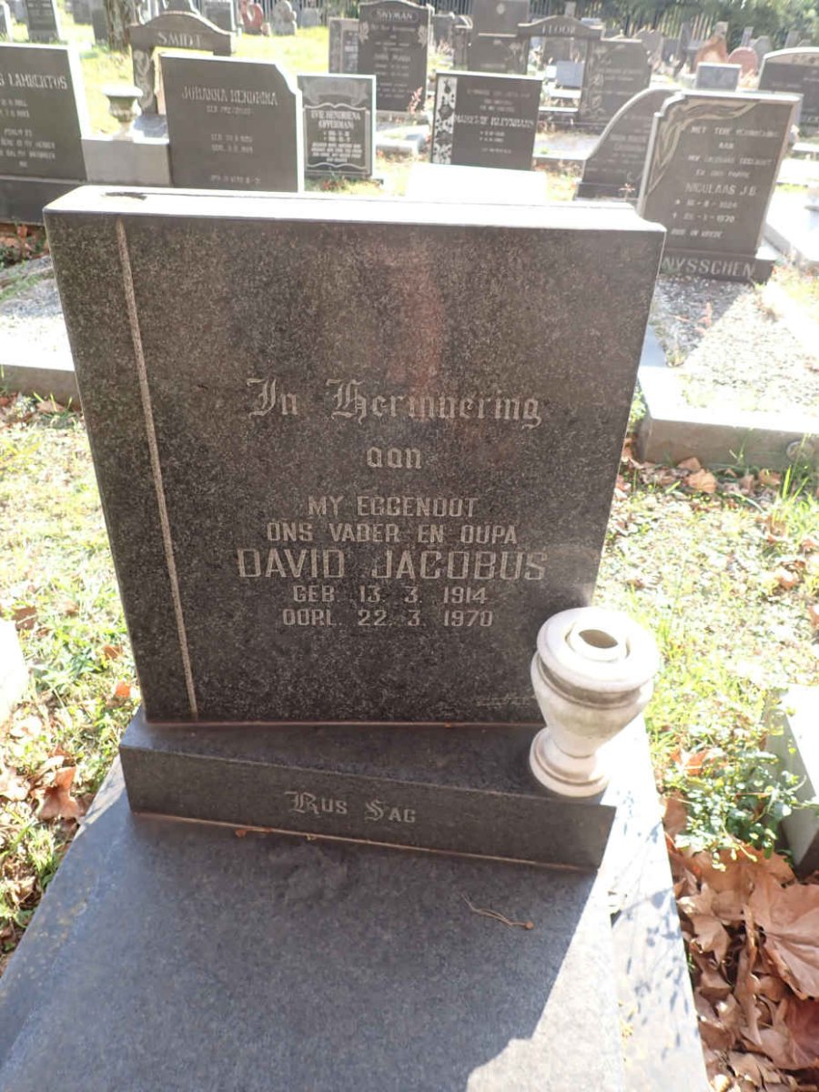 ? David Jacobus 1914-1970