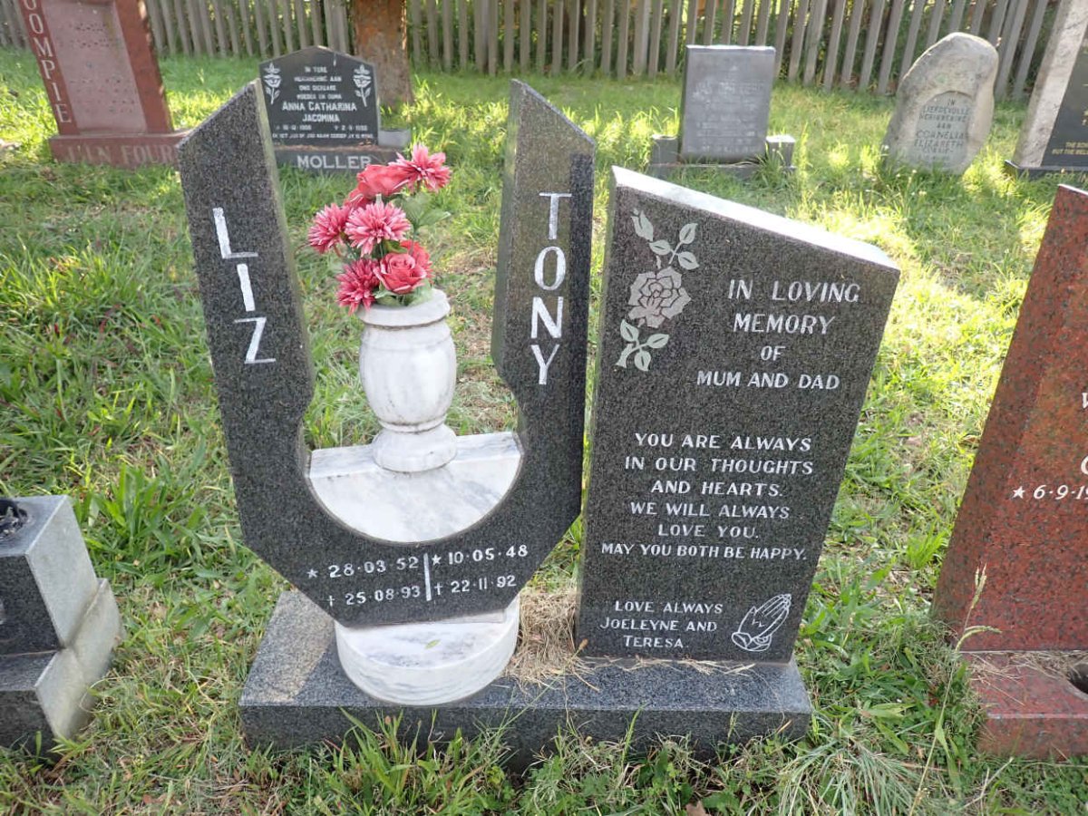 ? Tony 1948-1992 &amp; Liz 1952-1993