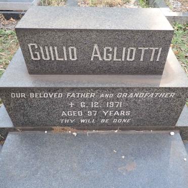 AGLIOTTI Guilio -1971