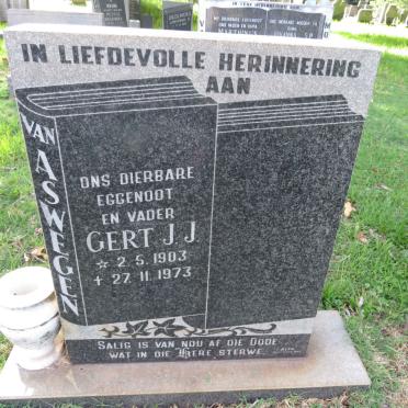 ASWEGEN Gert J.J., van 1903-1973