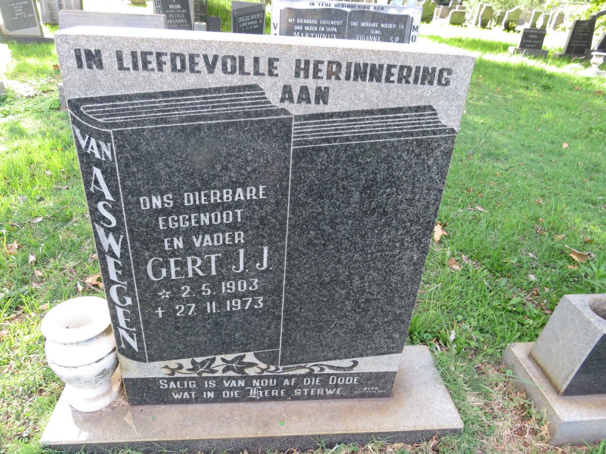 ASWEGEN Gert J.J., van 1903-1973