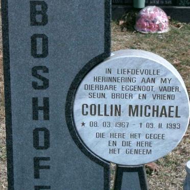 BOSHOFF Collin Michael 1967-1993