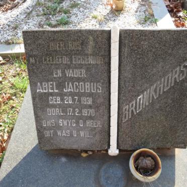 BRONKHORST Abel Jacobus 1931-1970