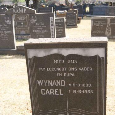 BEZUIDENHOUT Wynand Carel 1898-1966