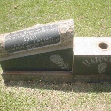 BARNARD Adam 1903-1966