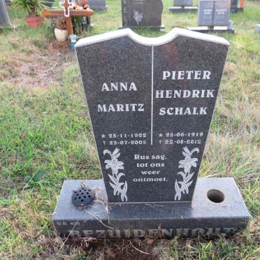 BEZUIDENHOUT Pieter Hendrik Schalk 1919-2012 &amp; Anna Maritz 1922-2005
